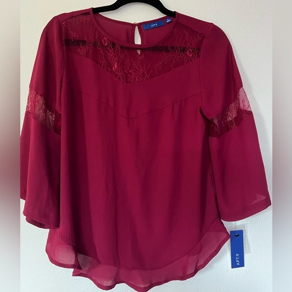 Apt. 9 Tops - Apt 9 Long Sleeve Blouse- Size S